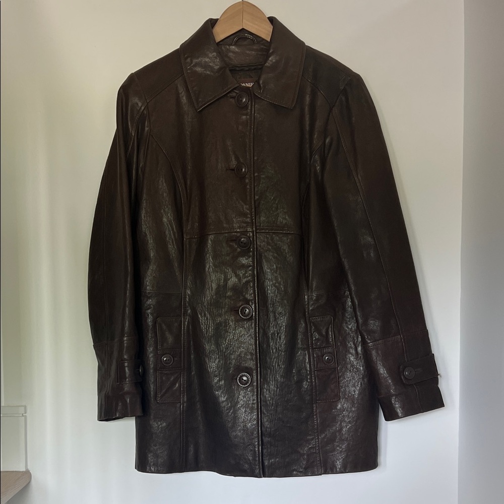Women's Danier Brown Leather Jacket